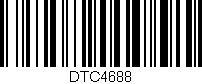 Código de barras (EAN, GTIN, SKU, ISBN): 'DTC4688'