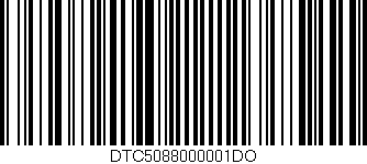 Código de barras (EAN, GTIN, SKU, ISBN): 'DTC5088000001DO'