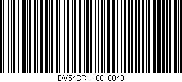 Código de barras (EAN, GTIN, SKU, ISBN): 'DV54BR+10010043'