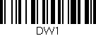 Código de barras (EAN, GTIN, SKU, ISBN): 'DW1'