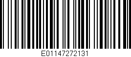 Código de barras (EAN, GTIN, SKU, ISBN): 'E01147272131'