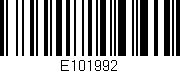 Código de barras (EAN, GTIN, SKU, ISBN): 'E101992'