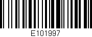 Código de barras (EAN, GTIN, SKU, ISBN): 'E101997'