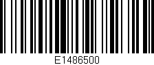 Código de barras (EAN, GTIN, SKU, ISBN): 'E1486500'