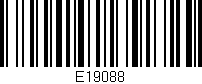 Código de barras (EAN, GTIN, SKU, ISBN): 'E19088'