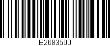 Código de barras (EAN, GTIN, SKU, ISBN): 'E2683500'