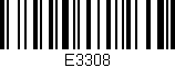 Código de barras (EAN, GTIN, SKU, ISBN): 'E3308'