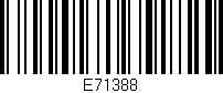 Código de barras (EAN, GTIN, SKU, ISBN): 'E71388'