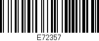 Código de barras (EAN, GTIN, SKU, ISBN): 'E72357'