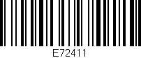 Código de barras (EAN, GTIN, SKU, ISBN): 'E72411'
