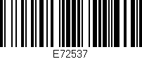 Código de barras (EAN, GTIN, SKU, ISBN): 'E72537'
