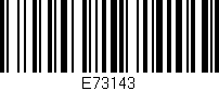 Código de barras (EAN, GTIN, SKU, ISBN): 'E73143'
