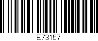 Código de barras (EAN, GTIN, SKU, ISBN): 'E73157'
