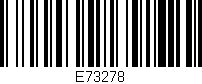 Código de barras (EAN, GTIN, SKU, ISBN): 'E73278'