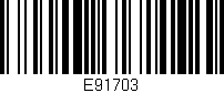 Código de barras (EAN, GTIN, SKU, ISBN): 'E91703'