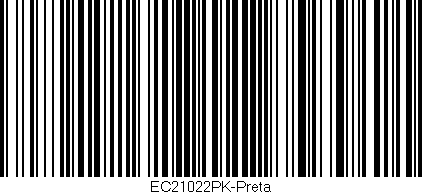 Código de barras (EAN, GTIN, SKU, ISBN): 'EC21022PK-Preta'