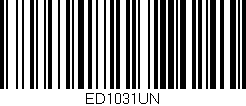 Código de barras (EAN, GTIN, SKU, ISBN): 'ED1031UN'
