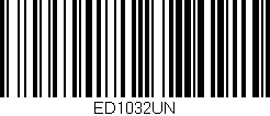 Código de barras (EAN, GTIN, SKU, ISBN): 'ED1032UN'
