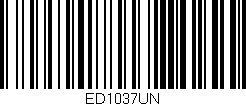 Código de barras (EAN, GTIN, SKU, ISBN): 'ED1037UN'