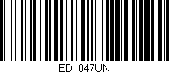 Código de barras (EAN, GTIN, SKU, ISBN): 'ED1047UN'