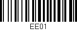 Código de barras (EAN, GTIN, SKU, ISBN): 'EE01'