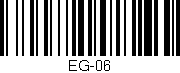 Código de barras (EAN, GTIN, SKU, ISBN): 'EG-06'