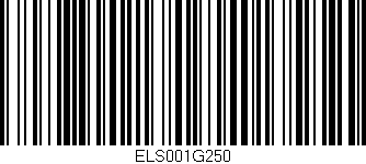 Código de barras (EAN, GTIN, SKU, ISBN): 'ELS001G250'