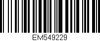 Código de barras (EAN, GTIN, SKU, ISBN): 'EM549229'