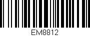 Código de barras (EAN, GTIN, SKU, ISBN): 'EM8812'