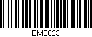 Código de barras (EAN, GTIN, SKU, ISBN): 'EM8823'