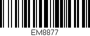 Código de barras (EAN, GTIN, SKU, ISBN): 'EM8877'