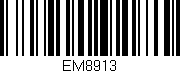 Código de barras (EAN, GTIN, SKU, ISBN): 'EM8913'