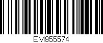 Código de barras (EAN, GTIN, SKU, ISBN): 'EM955574'