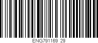 Código de barras (EAN, GTIN, SKU, ISBN): 'ENG791169_29'