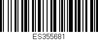 Código de barras (EAN, GTIN, SKU, ISBN): 'ES355681'