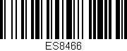 Código de barras (EAN, GTIN, SKU, ISBN): 'ES8466'