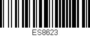 Código de barras (EAN, GTIN, SKU, ISBN): 'ES8623'