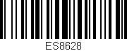 Código de barras (EAN, GTIN, SKU, ISBN): 'ES8628'