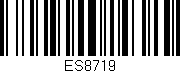 Código de barras (EAN, GTIN, SKU, ISBN): 'ES8719'