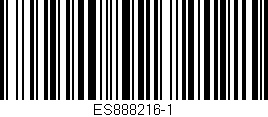 Código de barras (EAN, GTIN, SKU, ISBN): 'ES888216-1'