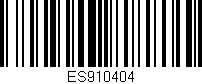 Código de barras (EAN, GTIN, SKU, ISBN): 'ES910404'