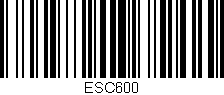 Código de barras (EAN, GTIN, SKU, ISBN): 'ESC600'