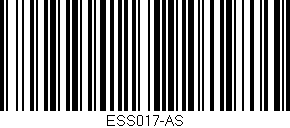 Código de barras (EAN, GTIN, SKU, ISBN): 'ESS017-AS'