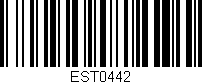 Código de barras (EAN, GTIN, SKU, ISBN): 'EST0442'