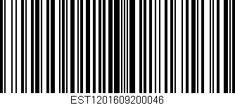 Código de barras (EAN, GTIN, SKU, ISBN): 'EST1201609200046'