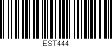 Código de barras (EAN, GTIN, SKU, ISBN): 'EST444'