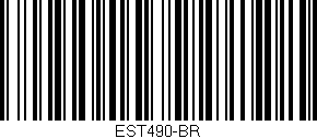 Código de barras (EAN, GTIN, SKU, ISBN): 'EST490-BR'