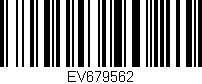 Código de barras (EAN, GTIN, SKU, ISBN): 'EV679562'