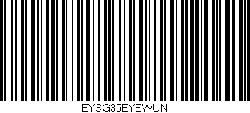 Código de barras (EAN, GTIN, SKU, ISBN): 'EYSG35EYEWUN'