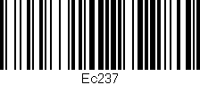 Código de barras (EAN, GTIN, SKU, ISBN): 'Ec237'